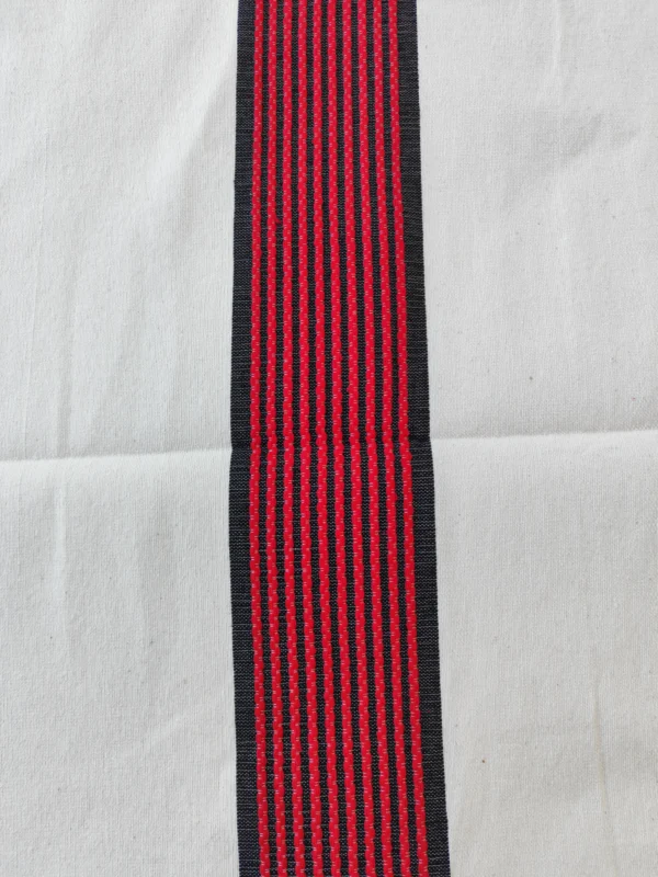 Mantel /Natural/Rojo/ Negro - Image 3