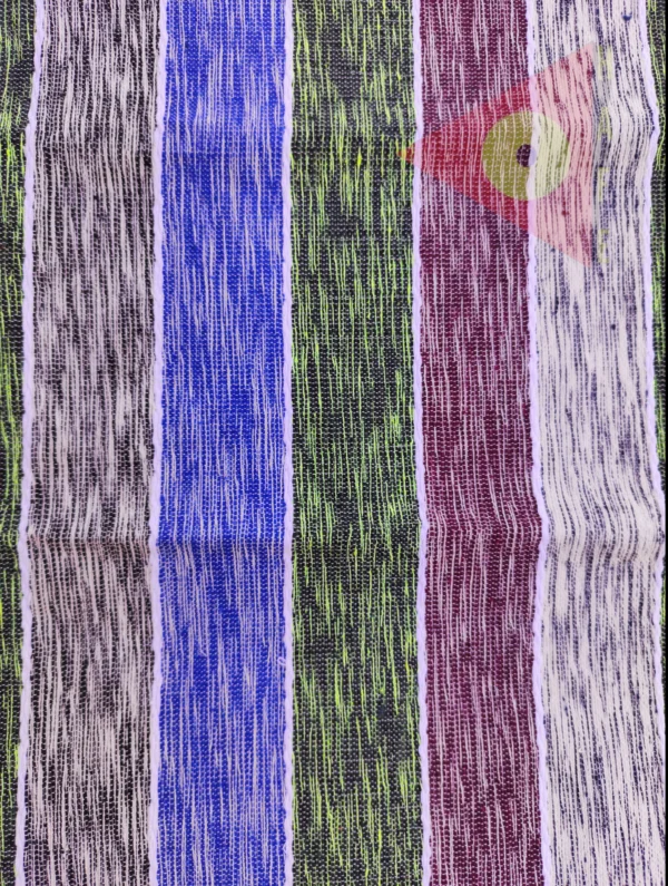 Juego de manteles / Jaspeados Negro c/ Natutal / Naranja c/ negro / Verde c/ Negro / Azul,Blanco,Negro /Blanco con negro - Image 2