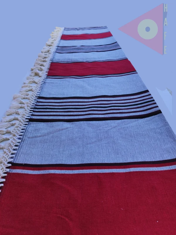 Colcha base Negro Gris/Rojo/Negro/Guinda - Image 4
