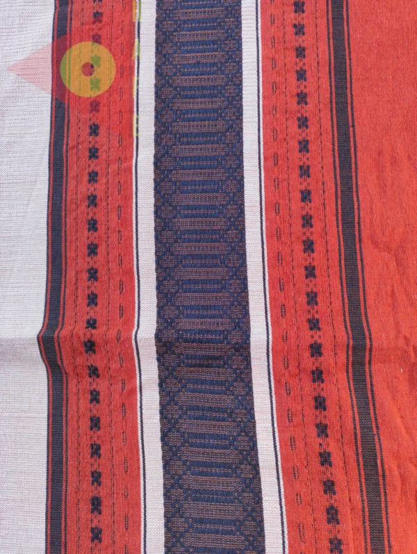 Mantel /Naranja/Natural/Azul Marino/ Negro - Image 5