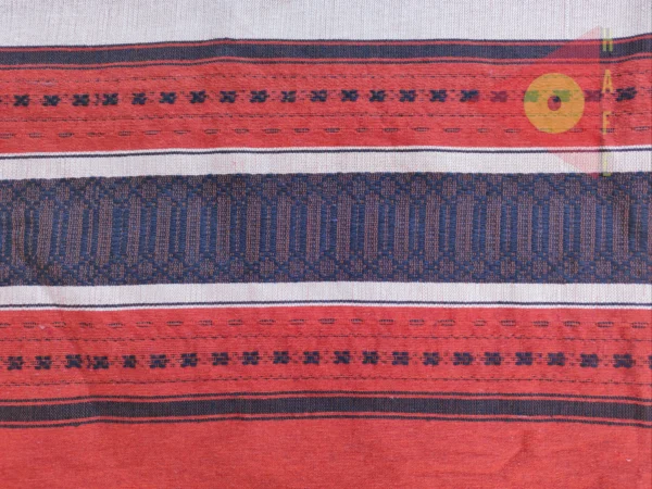 Mantel /Naranja/Natural/Azul Marino/ Negro - Image 3