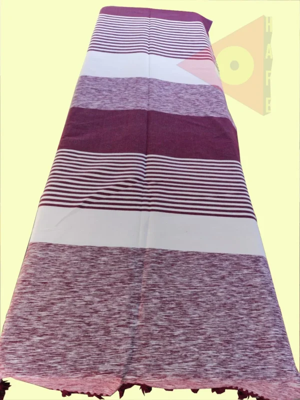 Colcha base Natural / Jaspeado Morado / Natural/ morado