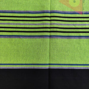 Colcha base Negro / Verde / Negro/ Gris
