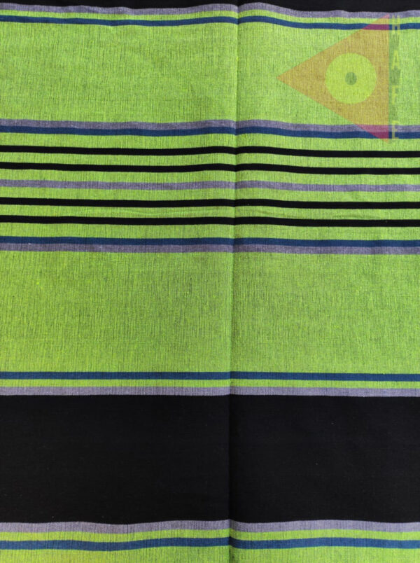 Colcha base Negro / Verde / Negro/ Gris