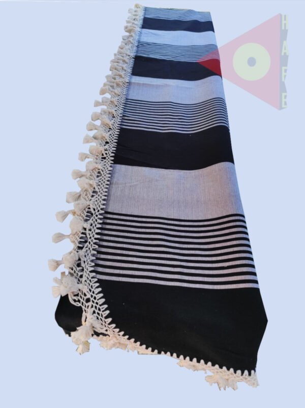 Colcha base Negro  / Natural  /Negro