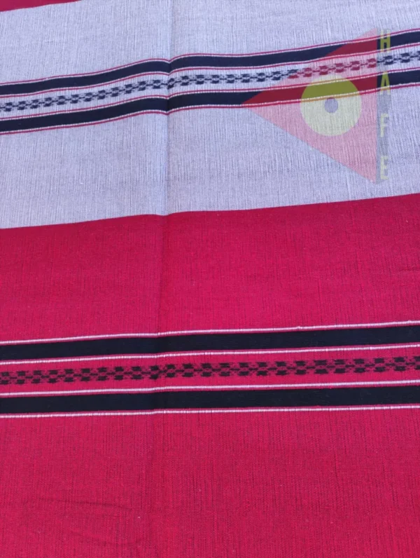 Colcha base natural / rojo / negro /natural - Image 2