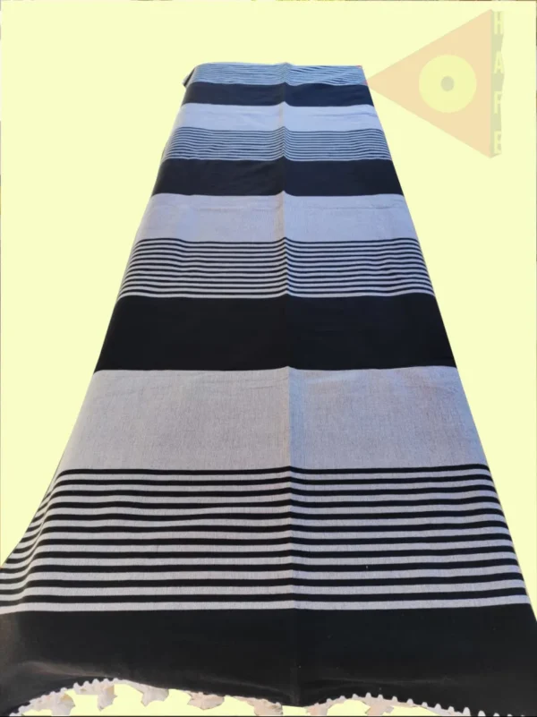Colcha base Natural / negro