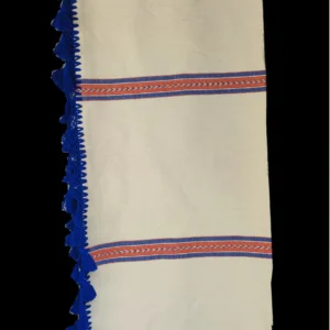 Colcha base Natural / Rojo / azul