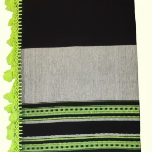 Colcha base Negro / Verde / negro