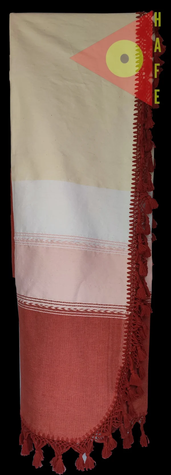Colcha base Natural / Amarillo / Rosa / Terracota